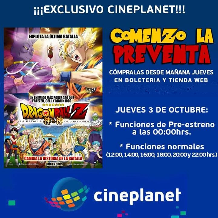 Pre-venta en cineplanet!!